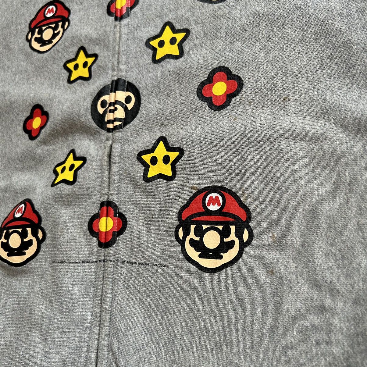 Bape A Bathing Ape Baby Milo Mario Monogram Full Zip Hoodie Size US S / EU 44-46 / 1 - 3 Thumbnail