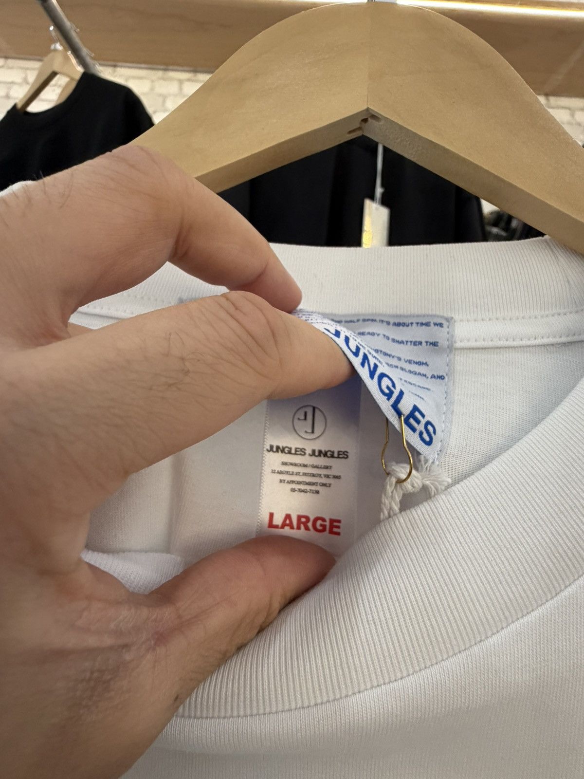 Other Jungles Jungles “ Scribbles “ White Tee Size US L / EU 52-54 / 3 - 3 Thumbnail