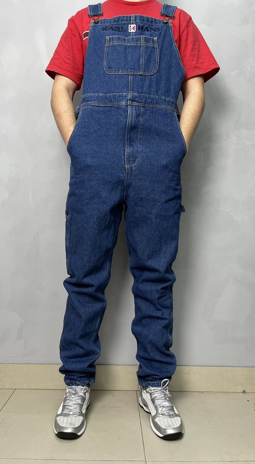 Karl Kani Vintage Karl Kani Denim Overalls Jumpsuit streetwear Y2K Size US 32 / EU 48 - 4 Thumbnail