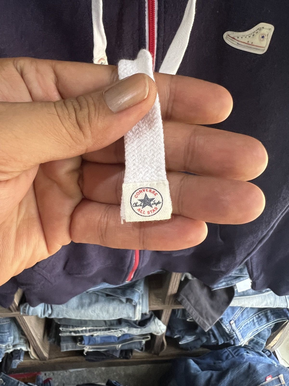 Converse 🔥Converse Small Logo Zipper Hoodie Size US S / EU 44-46 / 1 - 12 Thumbnail