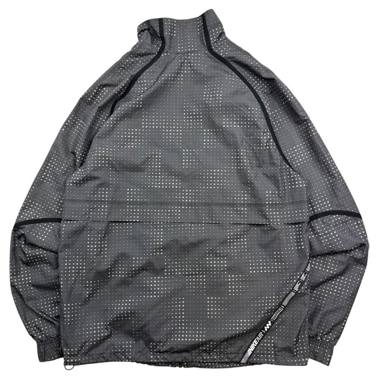 Nike Vintage 2000s Nike Zip Up Track Jacket Grid Design - Small Size US S / EU 44-46 / 1 - 2 Thumbnail