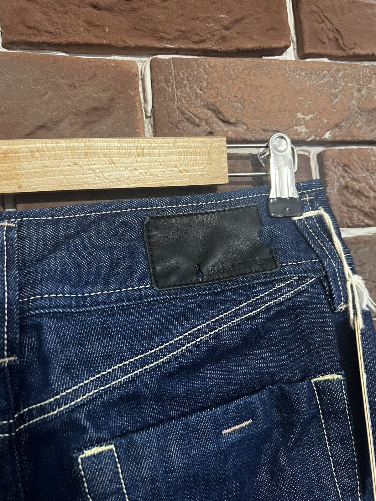 Diesel Vintage 00s Diesel Flared Denim Pants DSWT Avant garde Hype Size US 29 - 7 Thumbnail