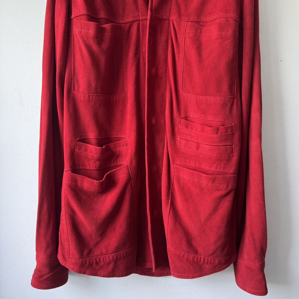 Maison Margiela SS2008 Martin Margiela Multipocket Suede Overshirt Jacket Size US M / EU 48-50 / 2 - 3 Thumbnail