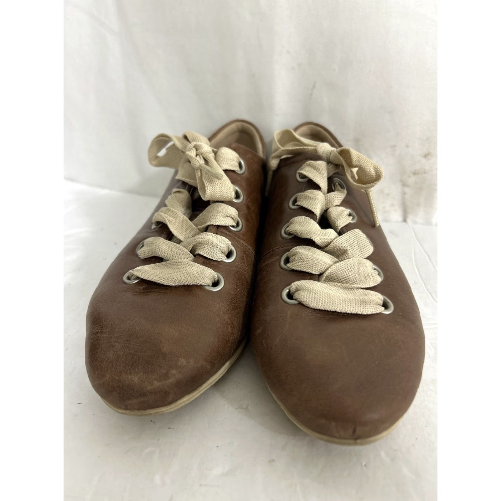 Ecco ECCO Chase Tie Sneaker Leather Low Top Brown Womens 5.5 US 36 EU Shoes Lace Up Size M / US 6-8 / IT 42-44 - 6 Thumbnail