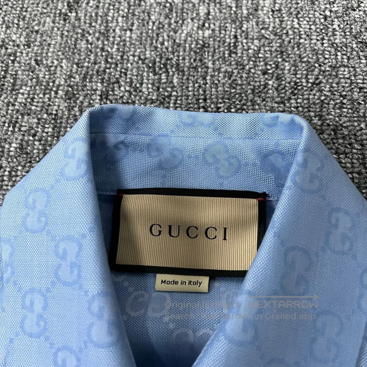 Gucci Guicci Full-print double-G short-sleeved shirt| Size S / US 4 / IT 40 - 5 Thumbnail