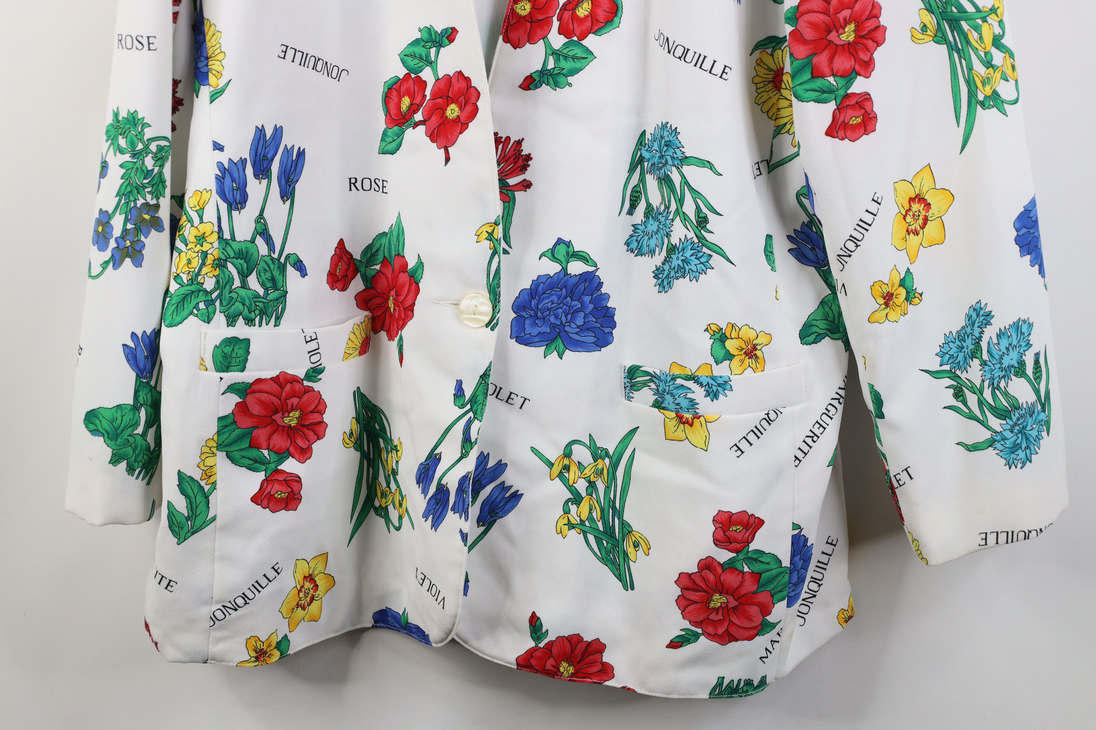 Vintage Vintage 90s Streetwear All Over Print Blazer Jacket USA Size XXL / US 16-18 / IT 52-54 - 3 Thumbnail