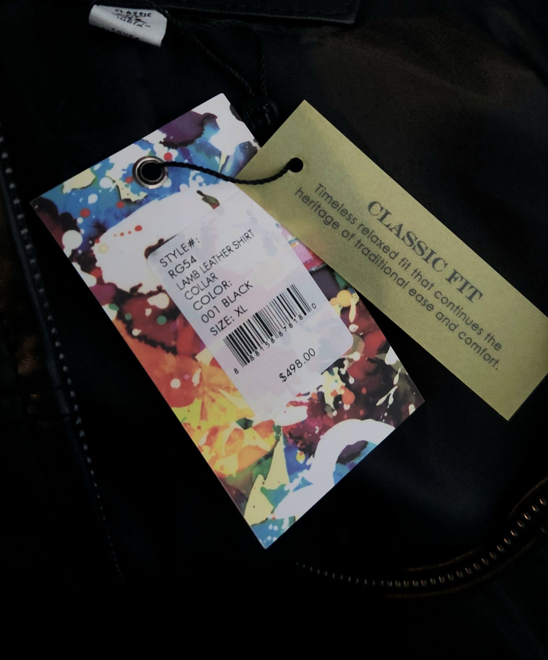 Robert Graham Robert Graham Soft Lambskin Black Leather Jacket MSRP $498 Size US XL / EU 56 / 4 - 6 Thumbnail