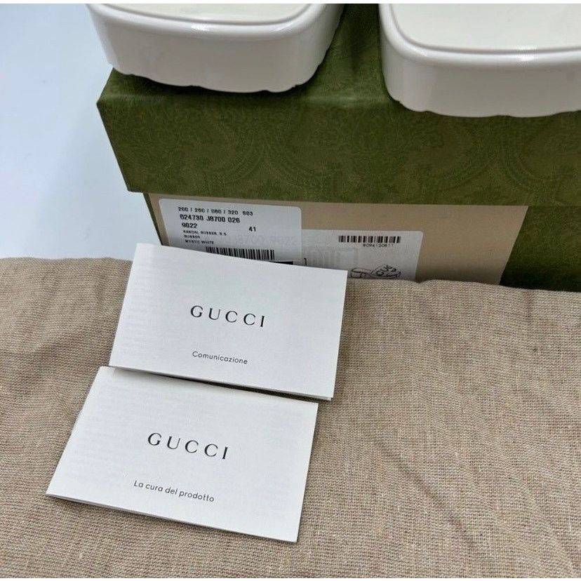 Gucci Women’s Gucci, rubber block, low heel slides, size 41 Size US 11 / IT 41 - 11 Thumbnail