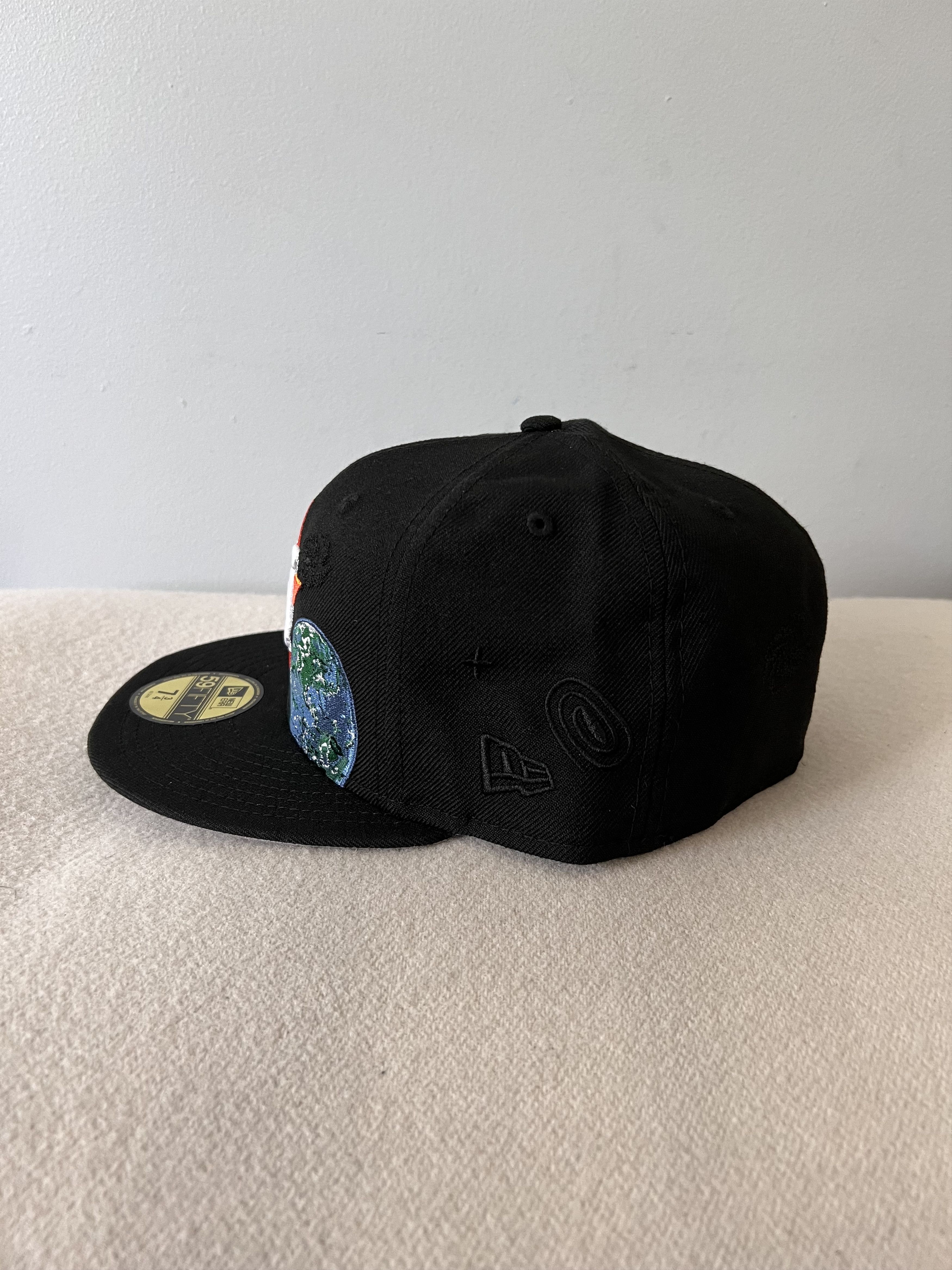 MLB 7 3/4 New Era 5950 Houston Astros Global Fitted Hat in Black Size ONE SIZE - 3 Thumbnail