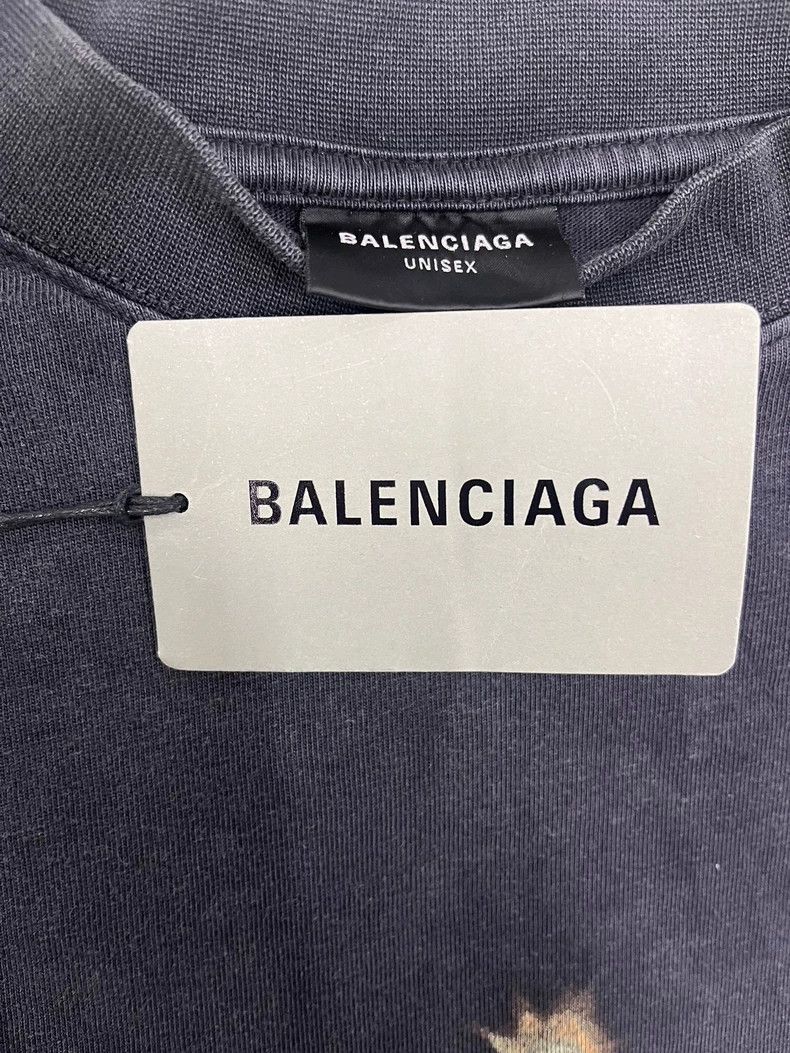 Balenciaga Balenciaga 24 Fw Souvenir Collection Belleville Wash T-Shir Size US L / EU 52-54 / 3 - 4 Thumbnail
