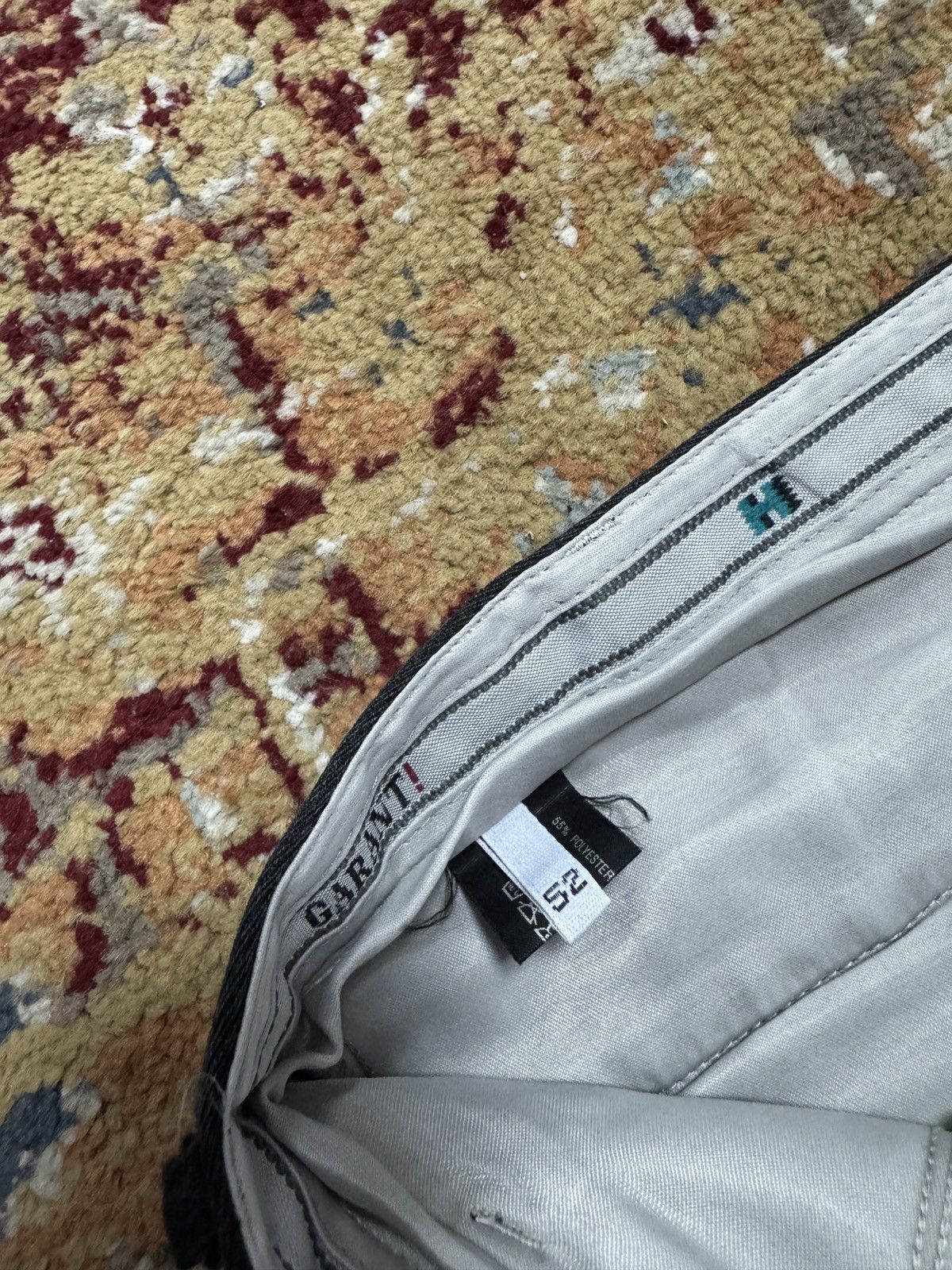 Vintage 1980s Wool Suit Pants Baggy Trousers Blend Balenciaga Rick Size US 30 / EU 46 - 5 Thumbnail