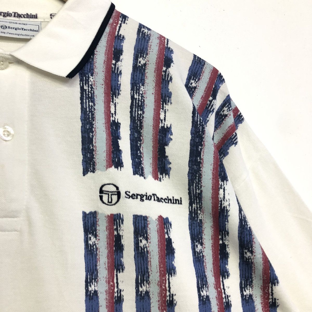 Sergio Tacchini Urban Renewal One-Of-A-Kind Sergio Tacchini Polo Top Size US L / EU 52-54 / 3 - 4 Thumbnail
