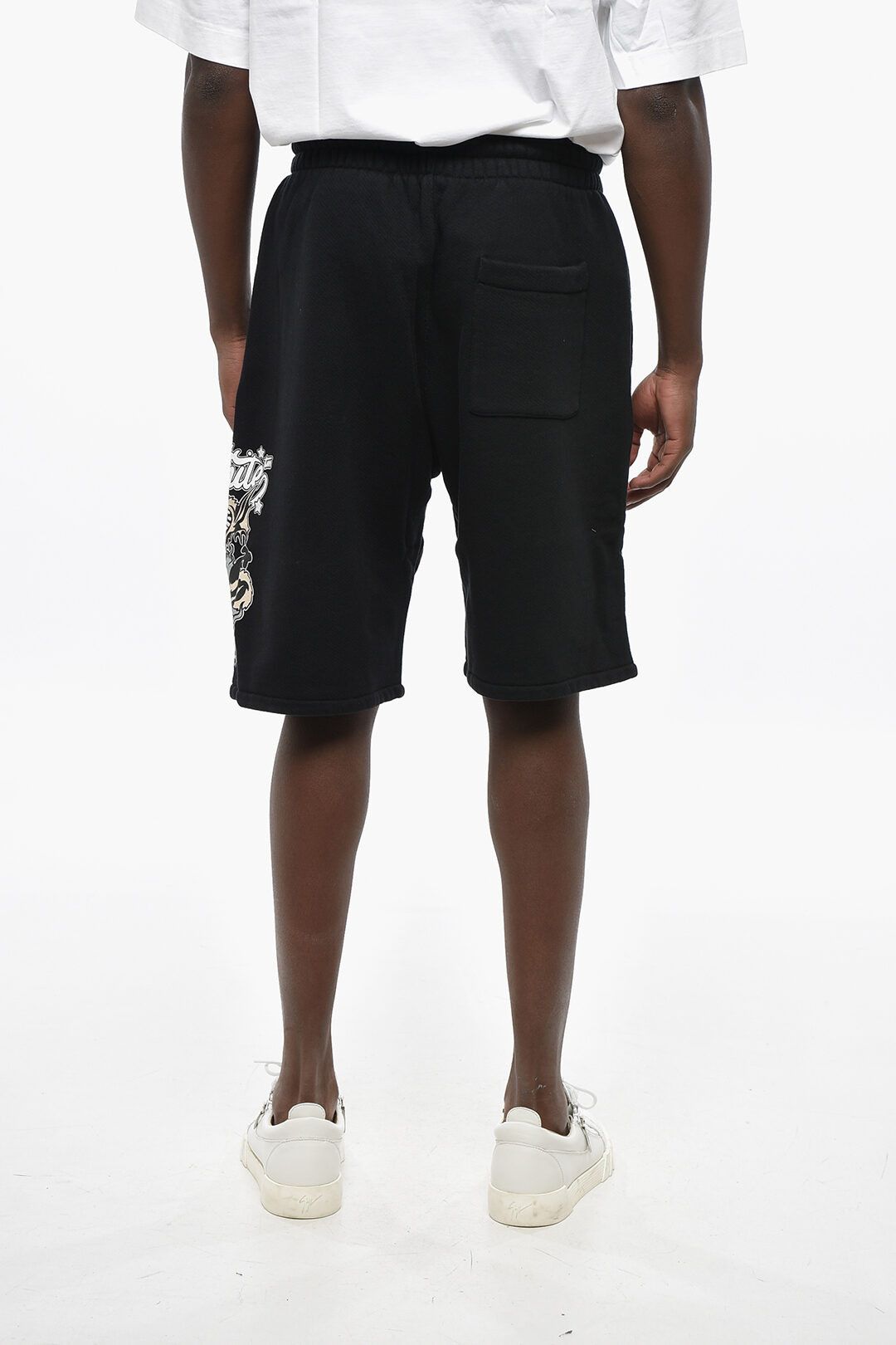 Off-White og1mm1025 Jersey Dragon Skate Short in Black Size US 36 / EU 52 - 2 Thumbnail
