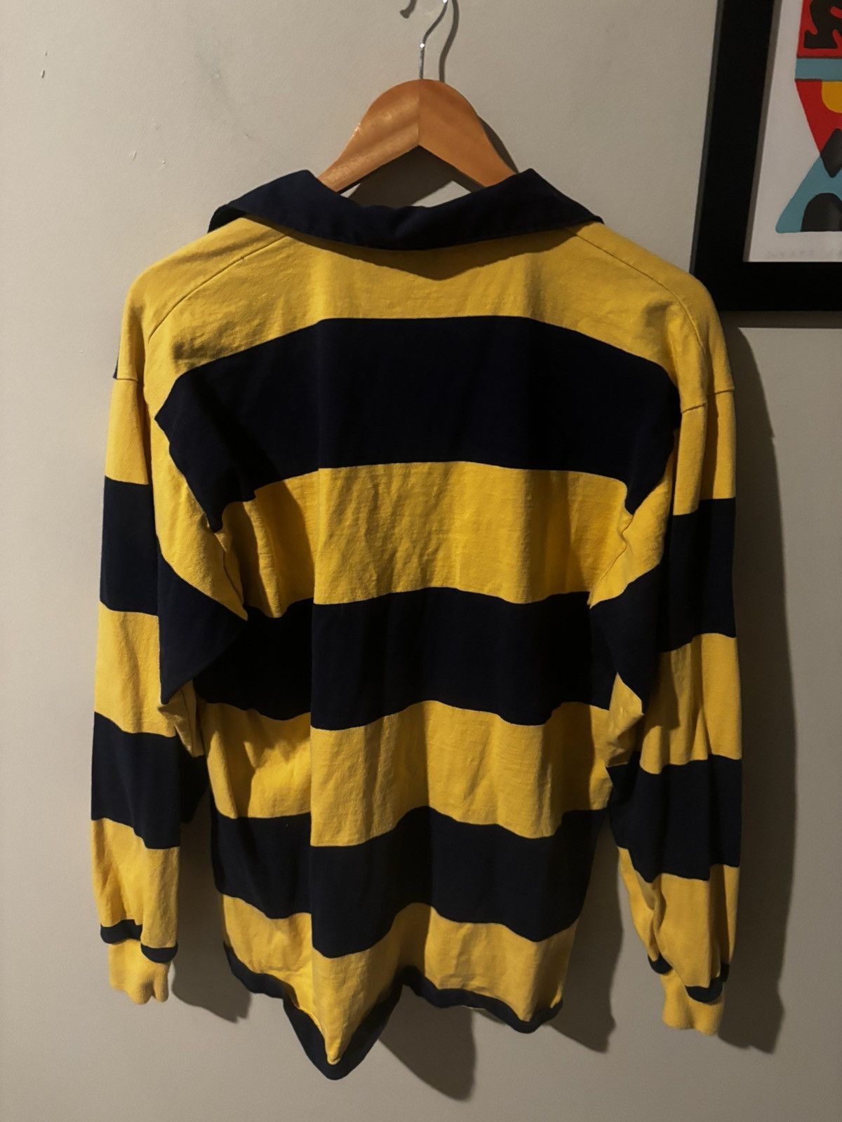Barbarian Vintage 1990s Barbarian Michigan Wolverines Polo Shirt Size US XL / EU 56 / 4 - 3 Thumbnail
