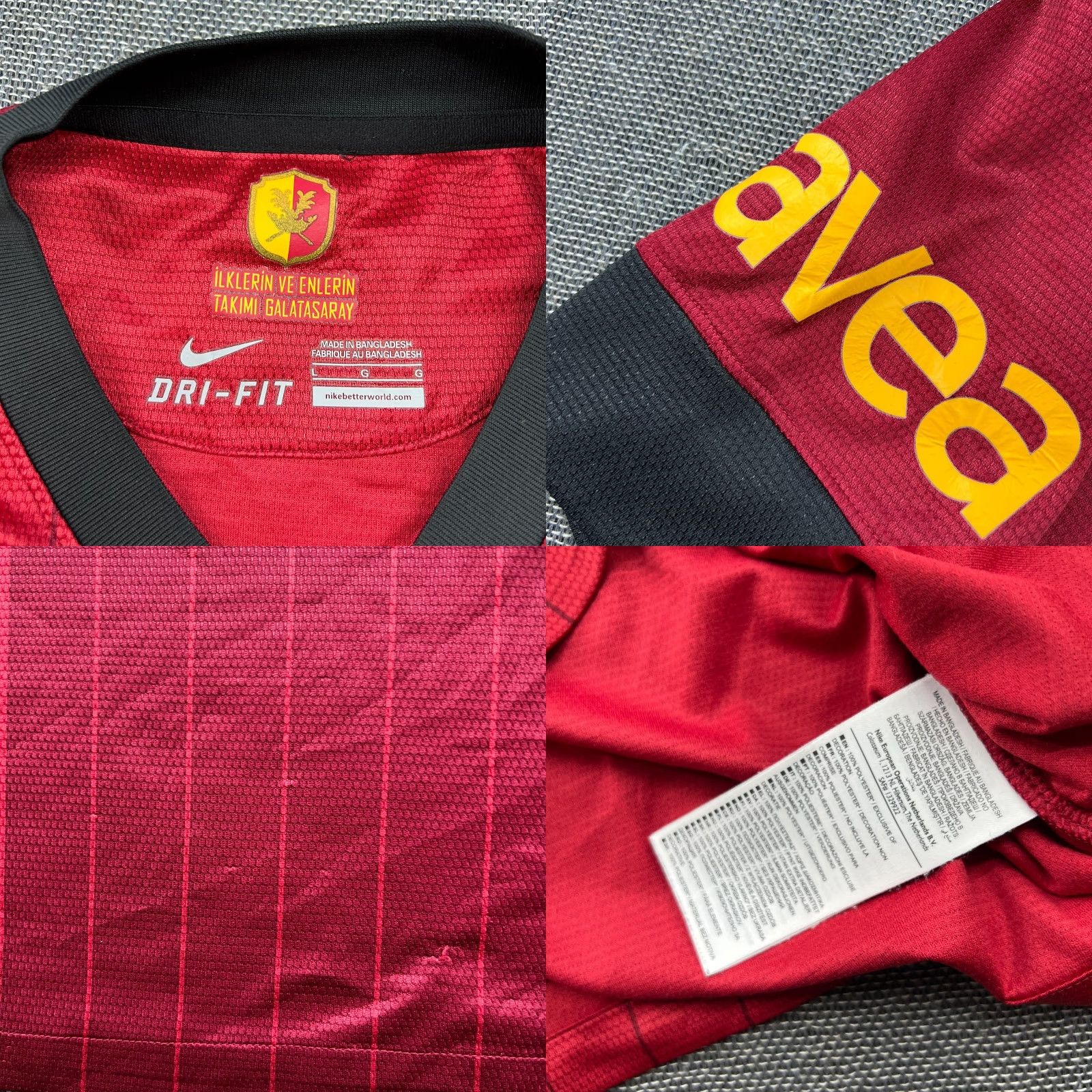 Nike Nike Galatasaray 2012 2013 Third Football Jersey Shirt L Red Nike Soccer Shirt Mens Size US L / EU 52-54 / 3 - 8 Thumbnail