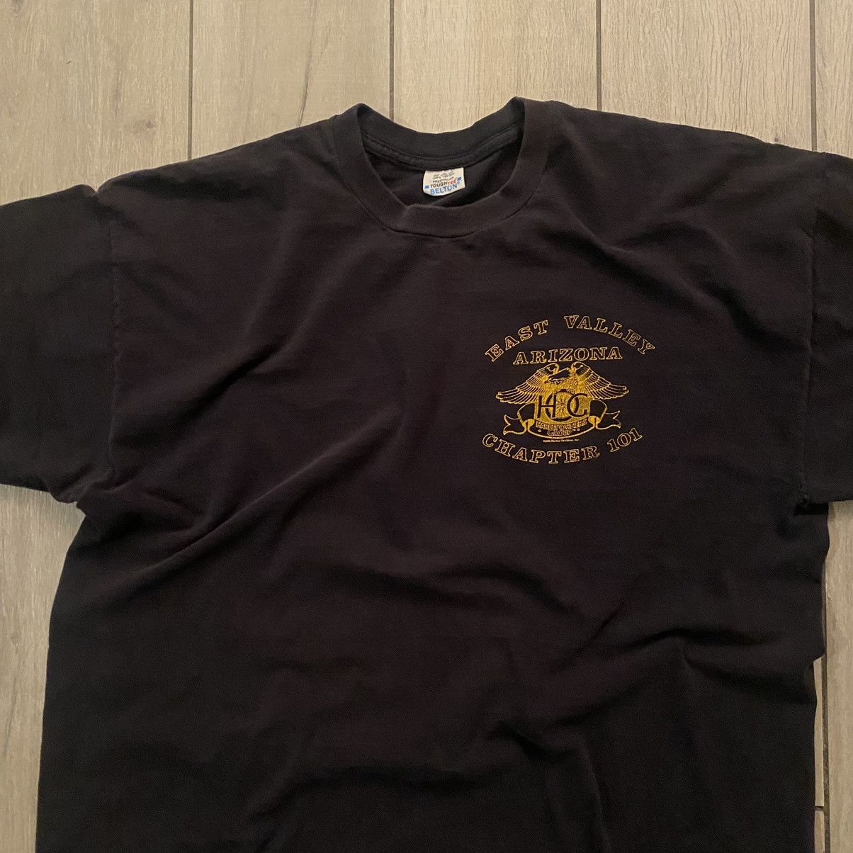 Harley Davidson × Nike Vintage 90s Faded Black Harley Davidson Graphic Tee AZ Large Size US L / EU 52-54 / 3 - 2 Thumbnail