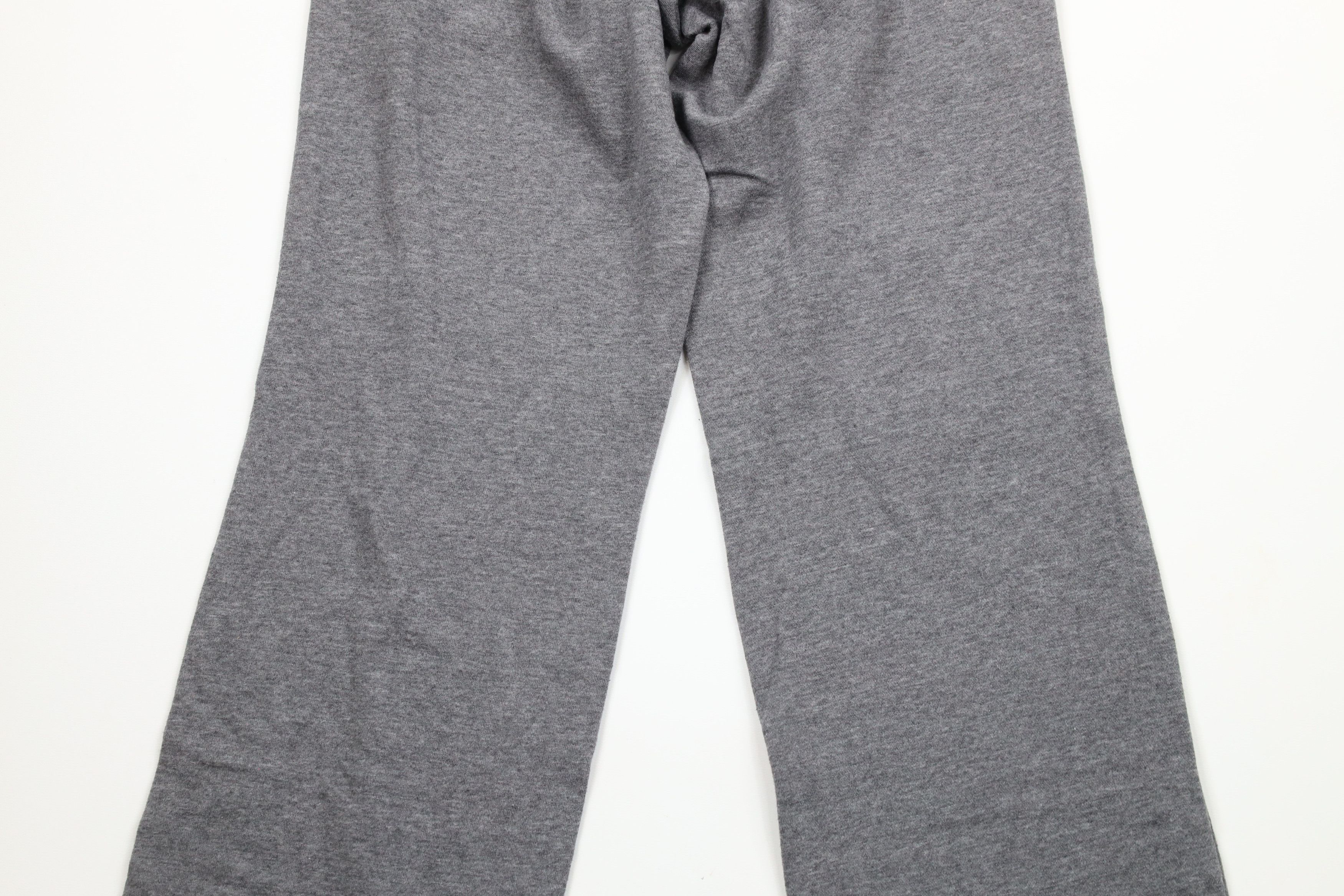 Nike × Vintage Vintage Nike Scott Mini Swoosh Wide Leg Sweatpants Gray Size US 32 / EU 48 - 10 Thumbnail