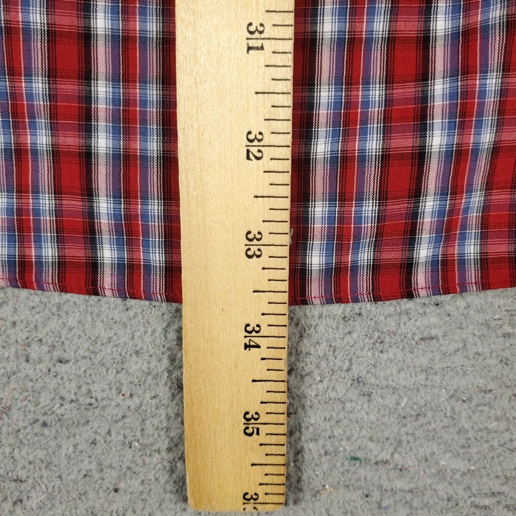 Ariat Ariat Men's Shirt 2XL Red Plaid Button-Up Long Sleeve Casual Shirt Size US XXL / EU 58 / 5 - 4 Thumbnail