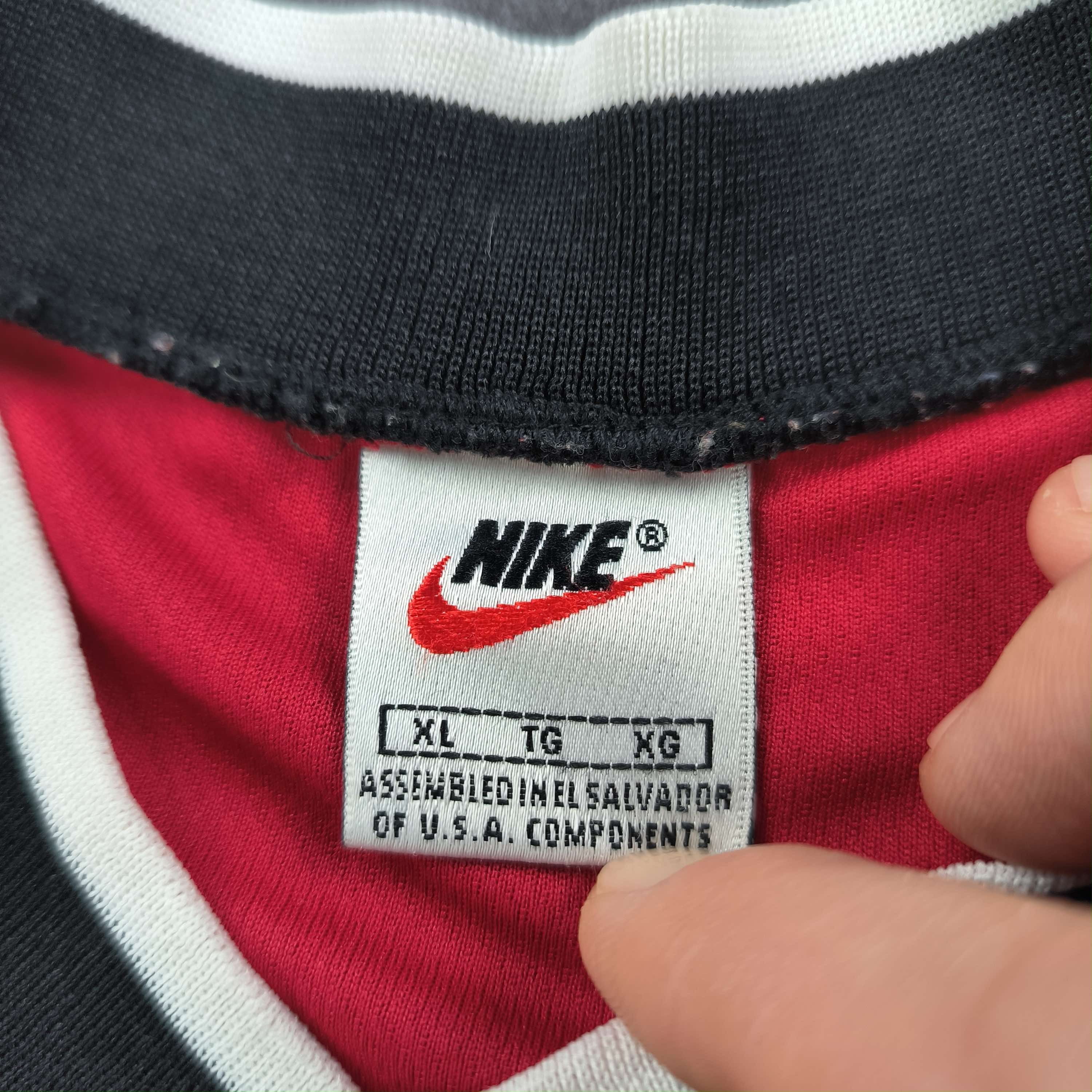 Nike SIGNED Dallas Burn 1996 Nike training football jersey sz XL Size US XL / EU 56 / 4 - 6 Thumbnail