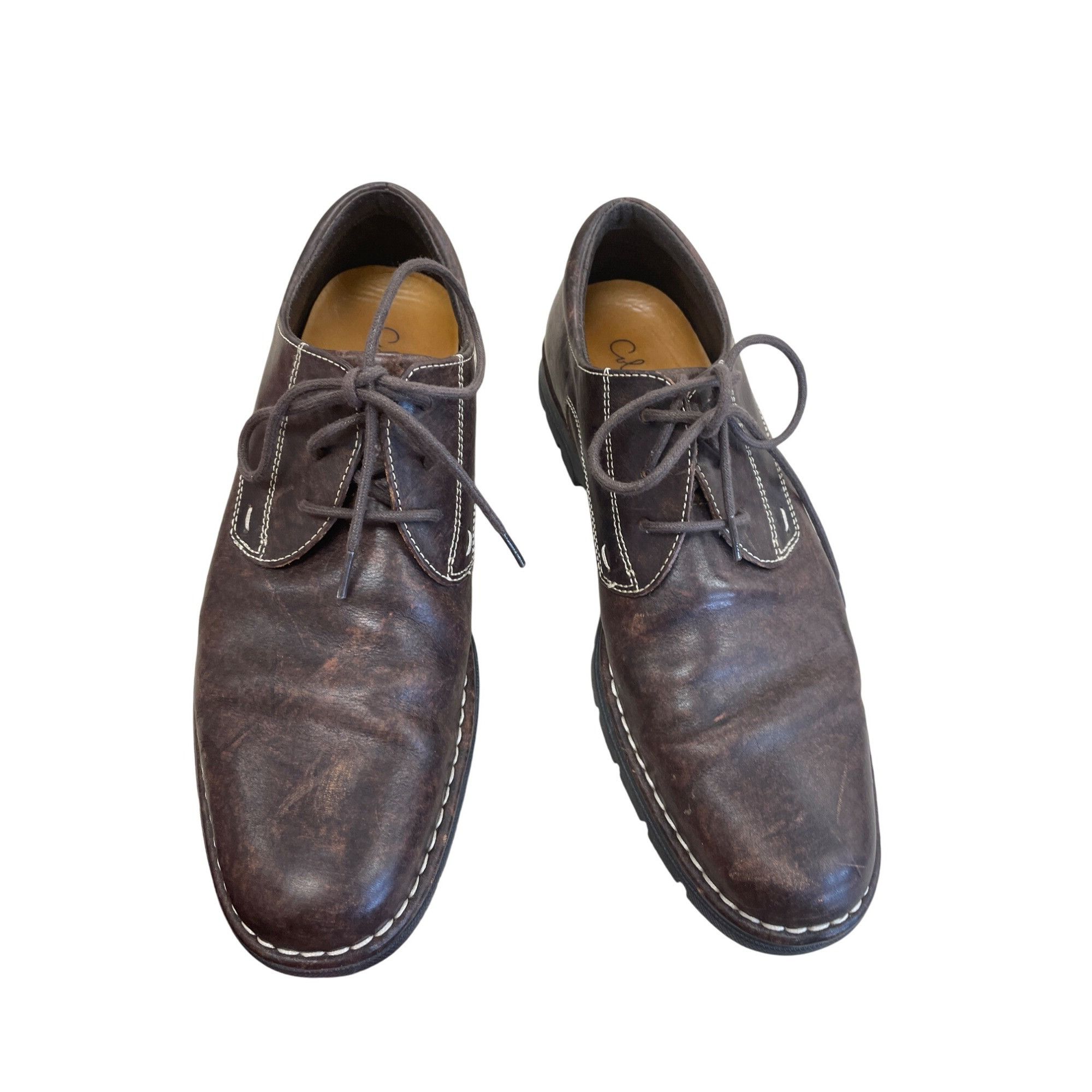 Cole Haan Cole Haan Mens Brown Leather Lace-Up Oxford Dress Shoes Size Size US 9 / EU 42 - 12 Thumbnail