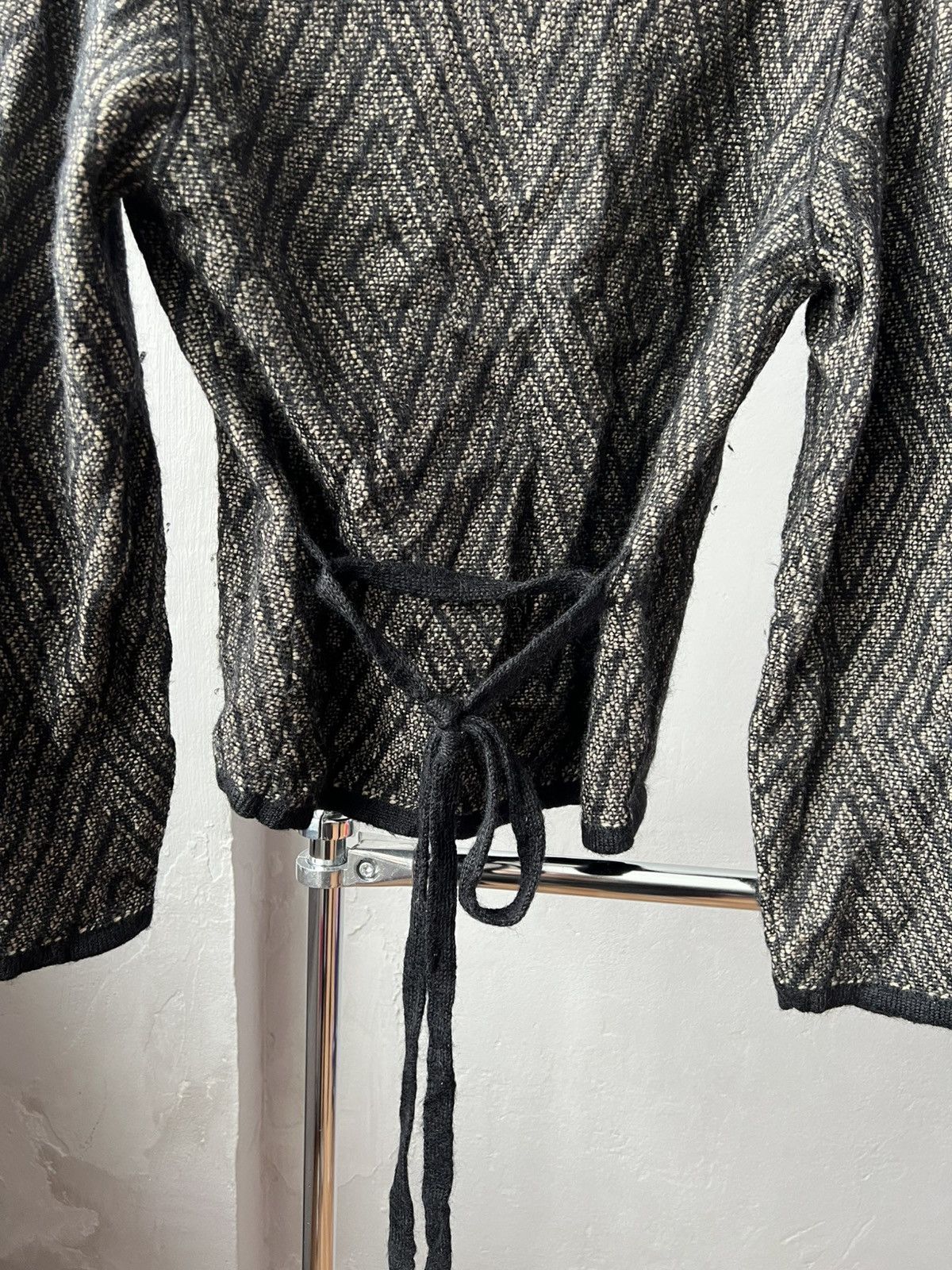 Max Mara MAX MARA ITALY CLASSIC ABSTRACT MOHAIR WOOL CARDIGAN SWEATER Size XL / US 12-14 / IT 48-50 - 12 Thumbnail