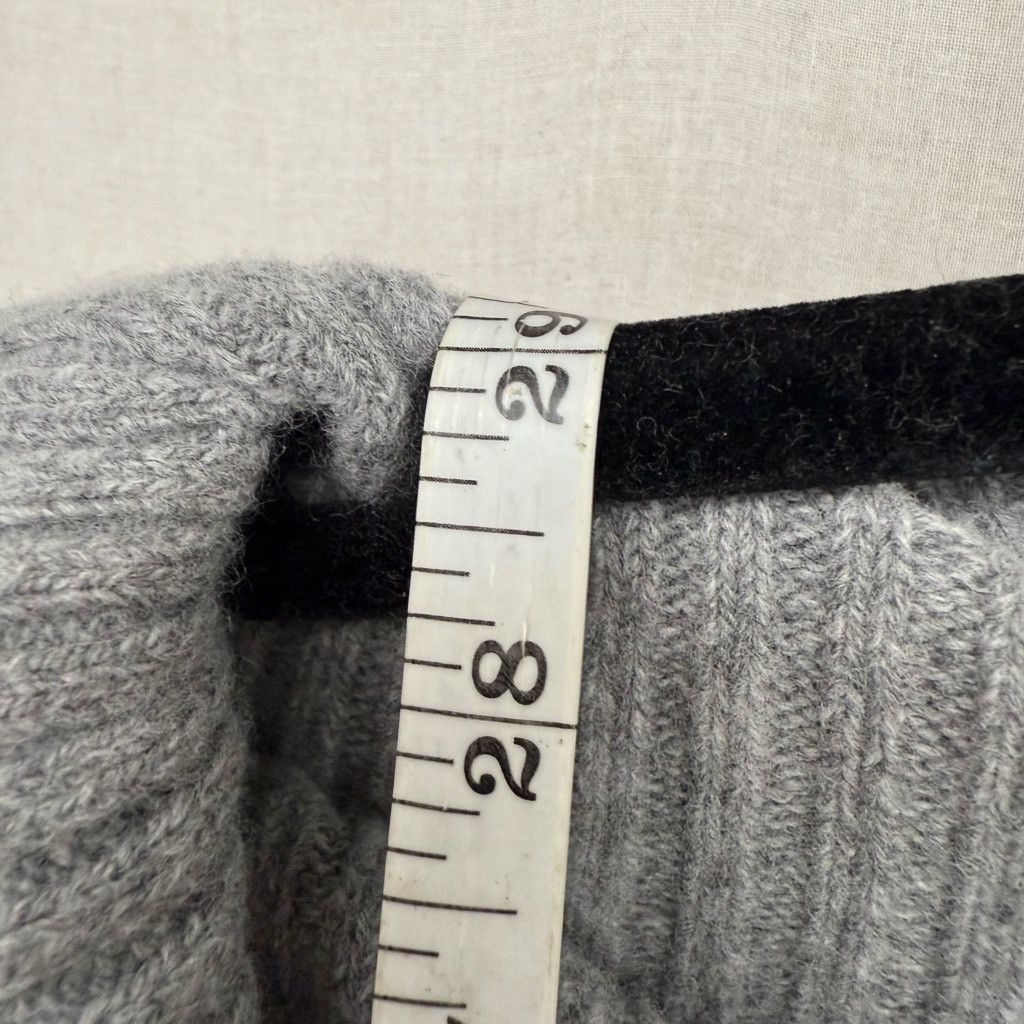 Women's Karen Millen Grey Cowl Neck Tunic Sweater Size S