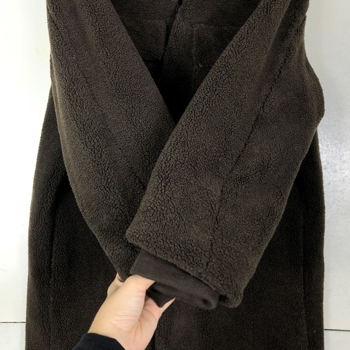 Japanese Brand 🔥RICH BROWN LONG FLEECE JACKET VOLVOM STREETWEAR Size US S / EU 44-46 / 1 - 15 Thumbnail