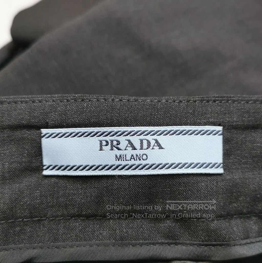 Prada Prada Black Wool Midi Skirt Size 38 . Size 37" - 5 Thumbnail