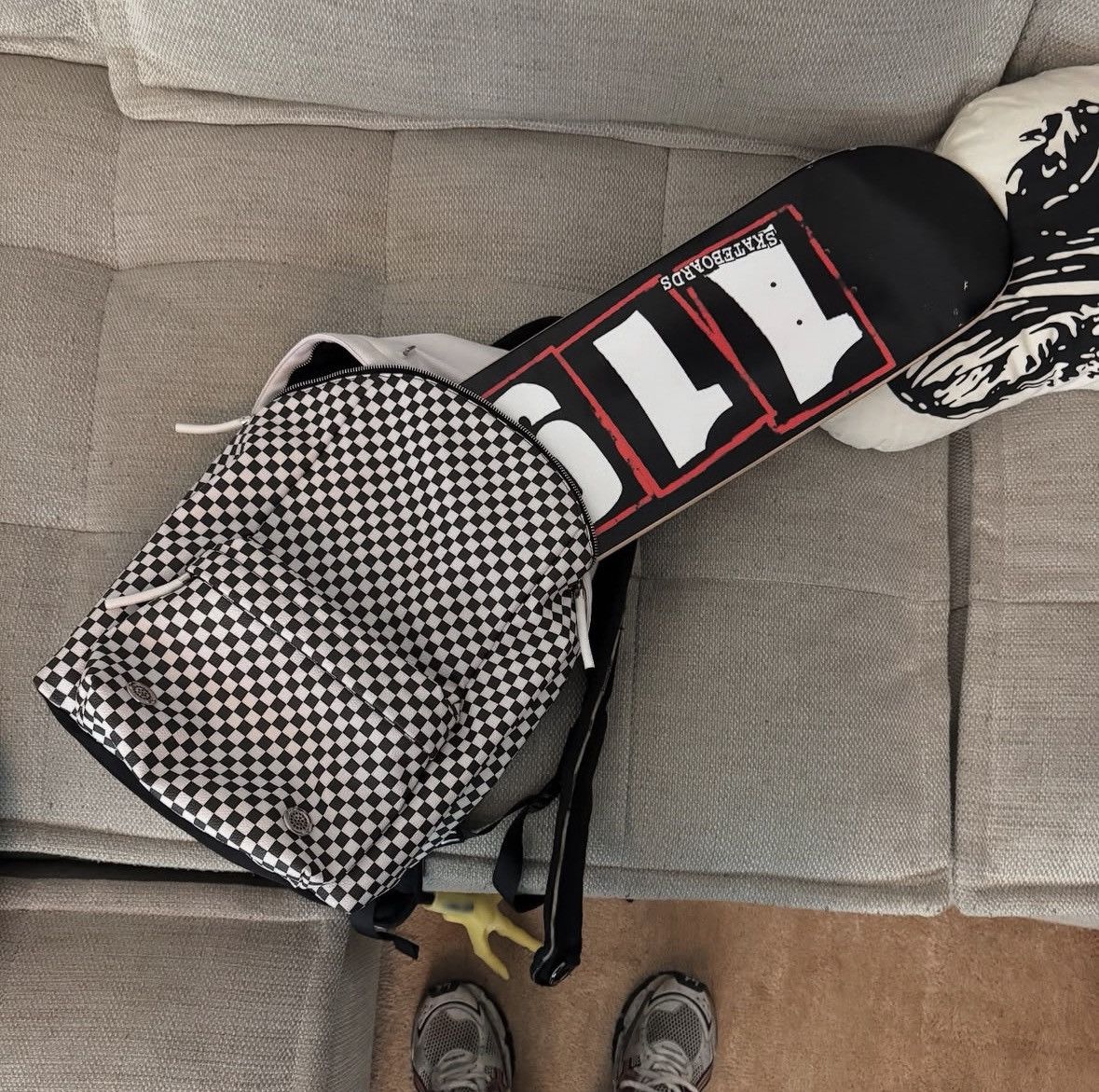 1199 Bazo 1199 Cannnone Checkered Backpack Size ONE SIZE - 2 Thumbnail