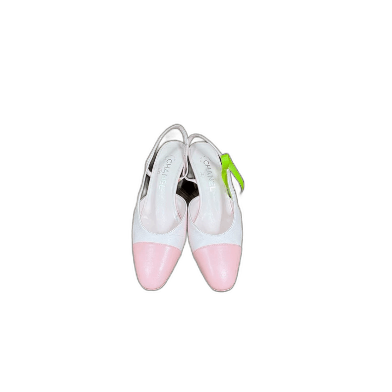 Chanel Chanel Pink Slingback Heels Size 36.5 Size US 6 / IT 36 - 1 Thumbnail