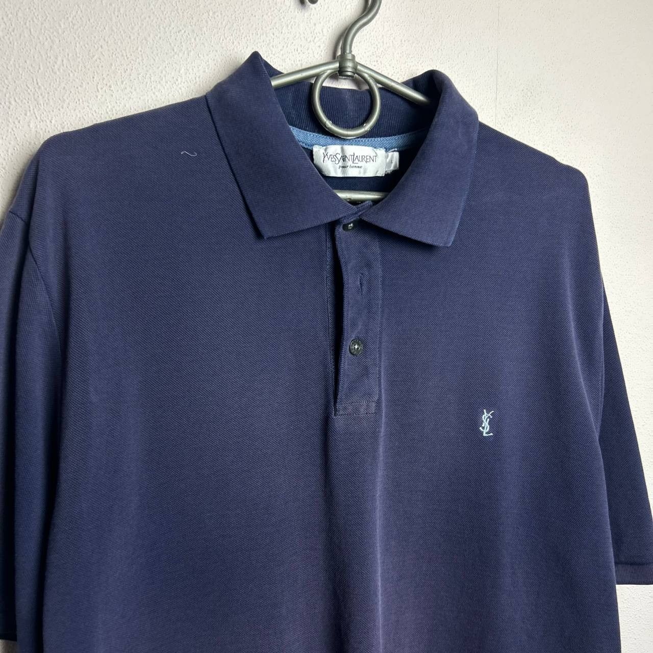 Yves Saint Laurent Vintage Yves Saint Laurent luxury 2000s faded y2k polo Size US L / EU 52-54 / 3 - 2 Thumbnail