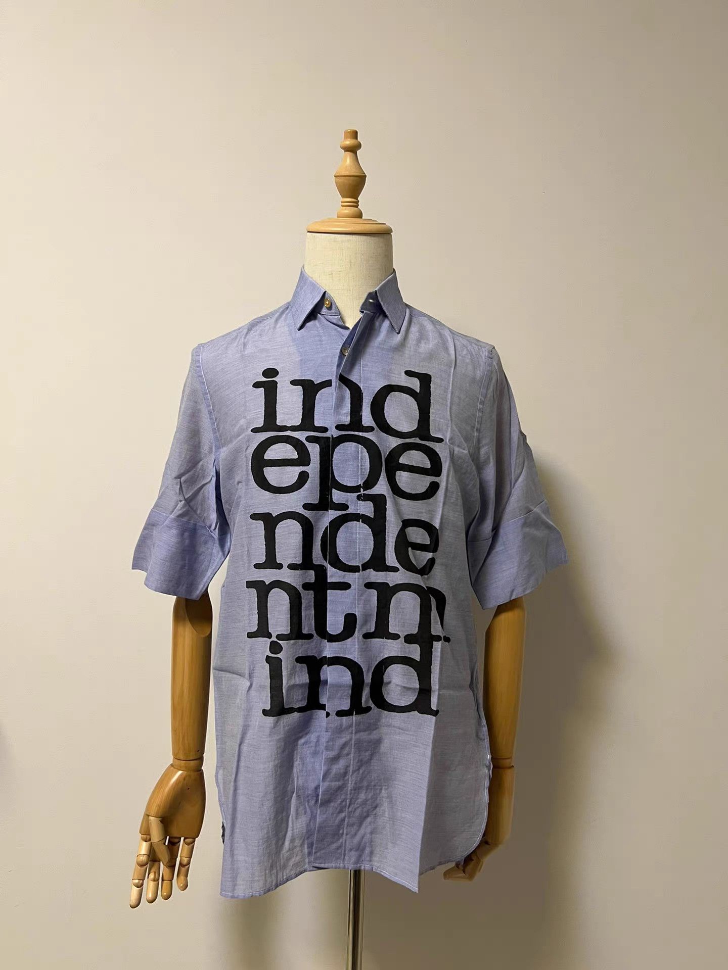 Paul Smith Paul Smith Letter Print Shirt K9 Size US XXS / EU 40 - 1 Thumbnail