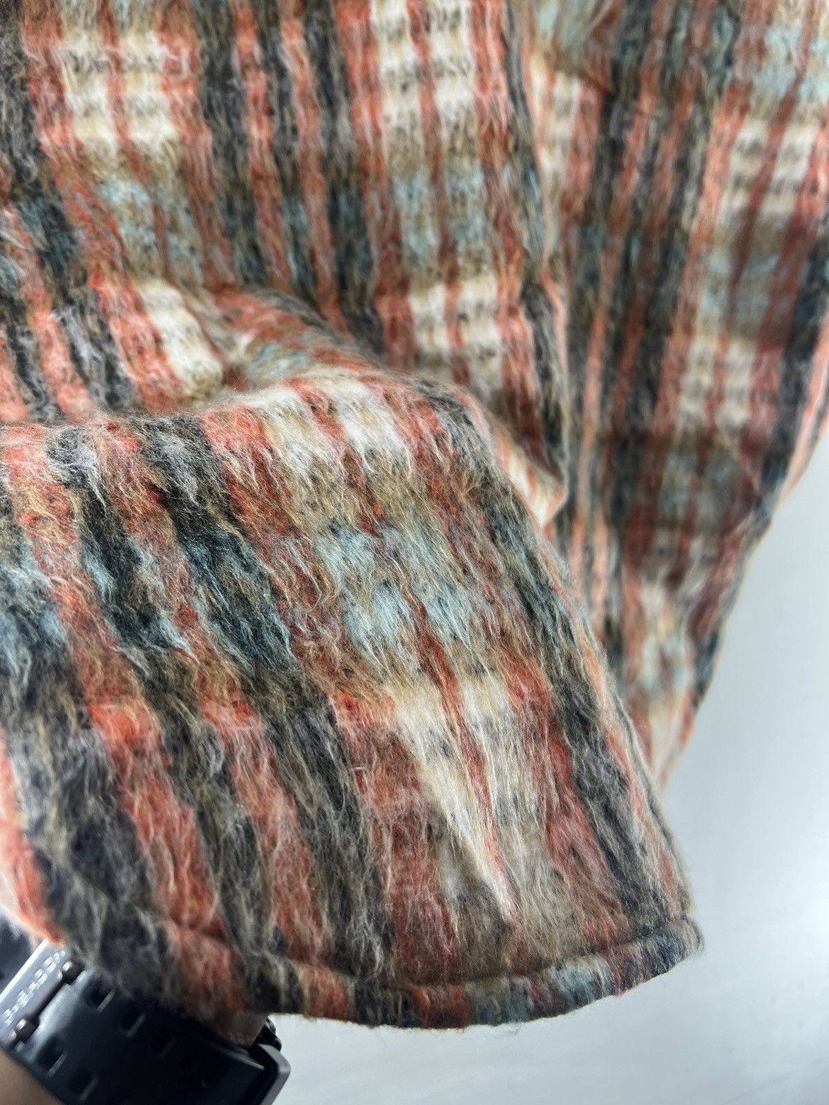 Japanese Brand Vintage Rare Design Mohair Button ups jacket Size US XXL / EU 58 / 5 - 9 Thumbnail