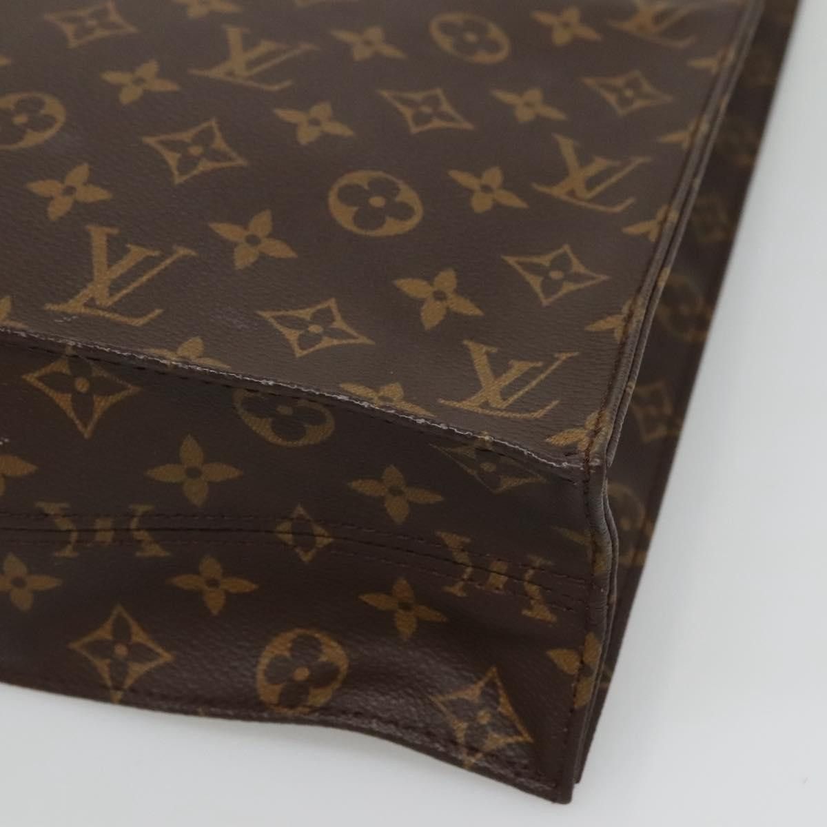Louis Vuitton LOUIS VUITTON Monogram Sac Plat Hand Bag M51140 Size ONE SIZE - 9 Thumbnail