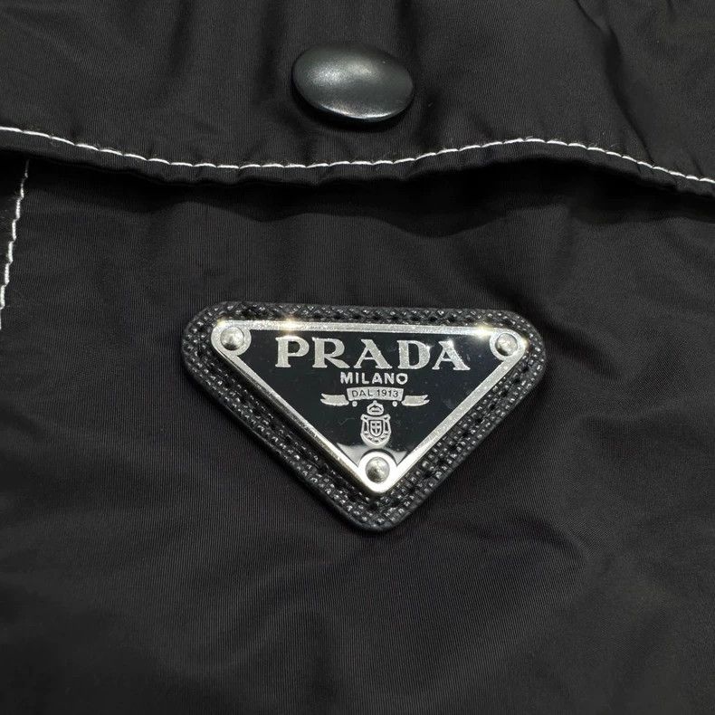 Prada Prada Stitched nylon logo short sleeves Size US M / EU 48-50 / 2 - 2 Thumbnail
