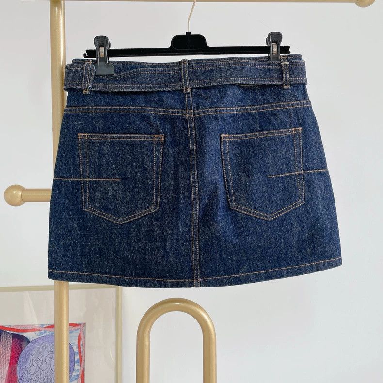 Dior Dior Blue denim skirt 2504-Nextarrow Size 26" / US 2 / IT 38 - 2 Thumbnail