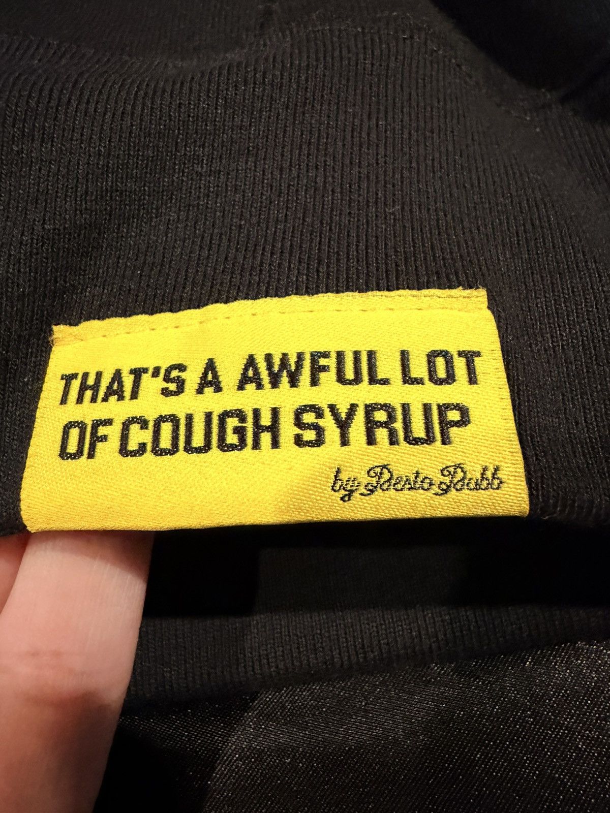 Awful Lot of Cough Syrup BAT WING HOODIE - $300 (OG Price) Medium Men Size US M / EU 48-50 / 2 - 6 Thumbnail