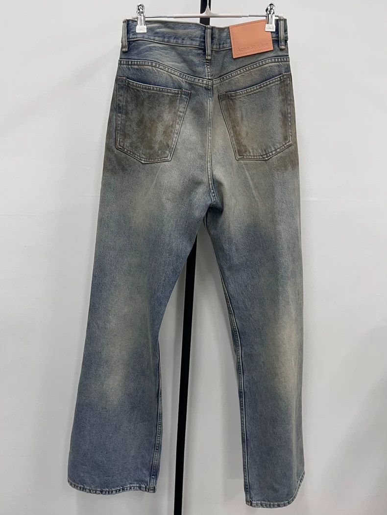 Acne Studios Acne Studios 2021M Heavy-Clay Worn Mid-Waist Zip Loose Stra Size US 32 / EU 48 - 2 Thumbnail