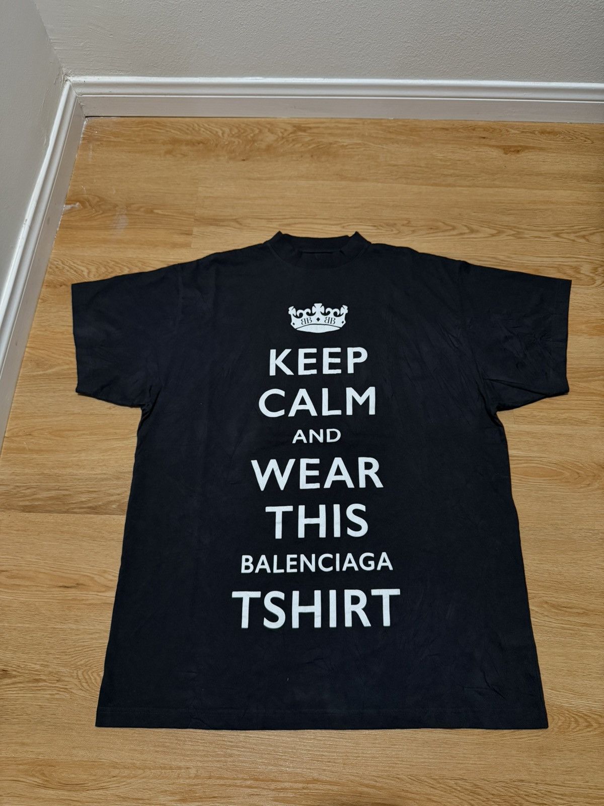 Balenciaga Balenciaga Keep Calm T shirt Size US M / EU 48-50 / 2 - 1 Thumbnail