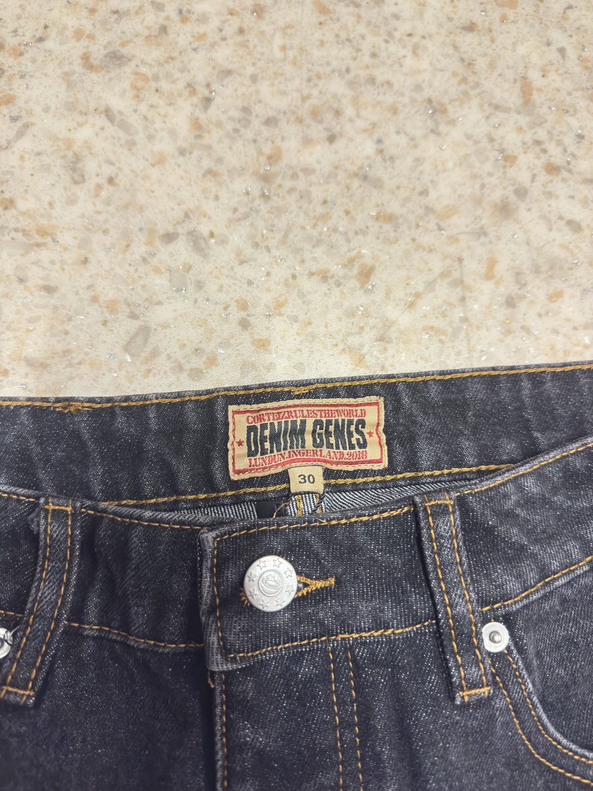 Corteiz Corteiz Alcatraz Denim Shorts Size US 30 / EU 46 - 2 Thumbnail