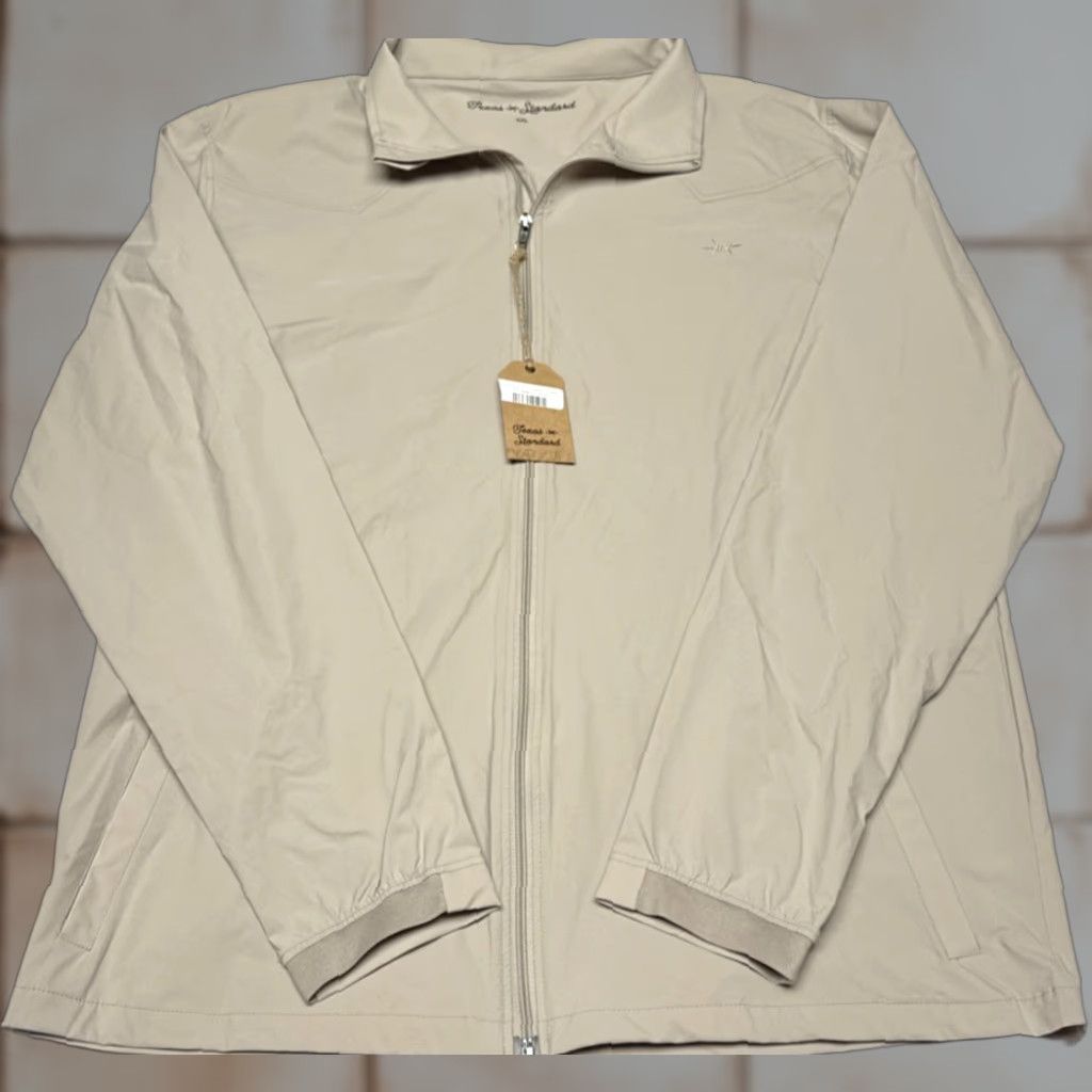 Vintage VINTAGE Texas Standard Canyon Windbreaker Jacket 2XL Men Beige Full Zip Regular Mens" Size US XXL / EU 58 / 5 - 1 Thumbnail