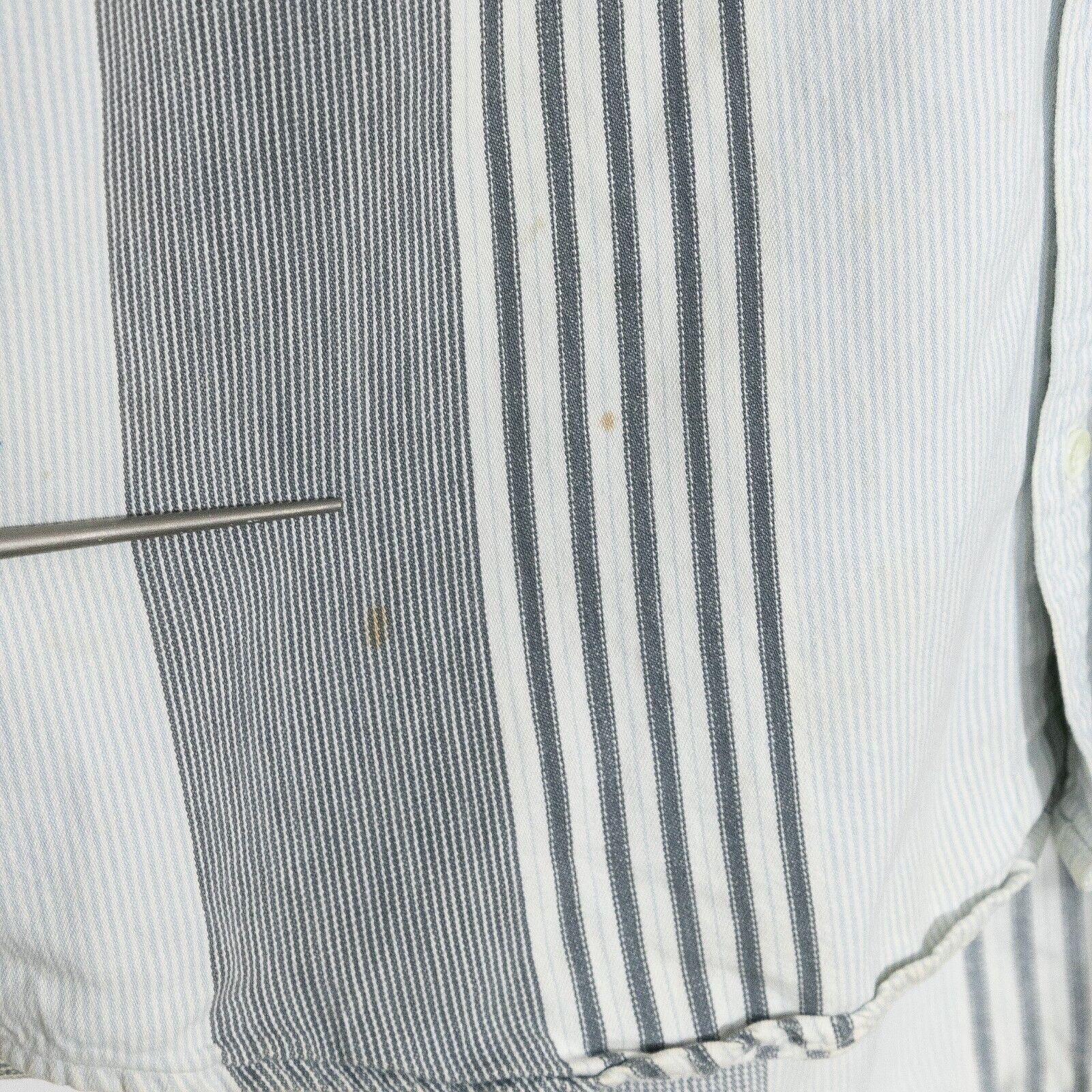 Vintage Vintage Striped Denim Button Up Shirt Medium - Long Sleeve Size US M / EU 48-50 / 2 - 4 Thumbnail