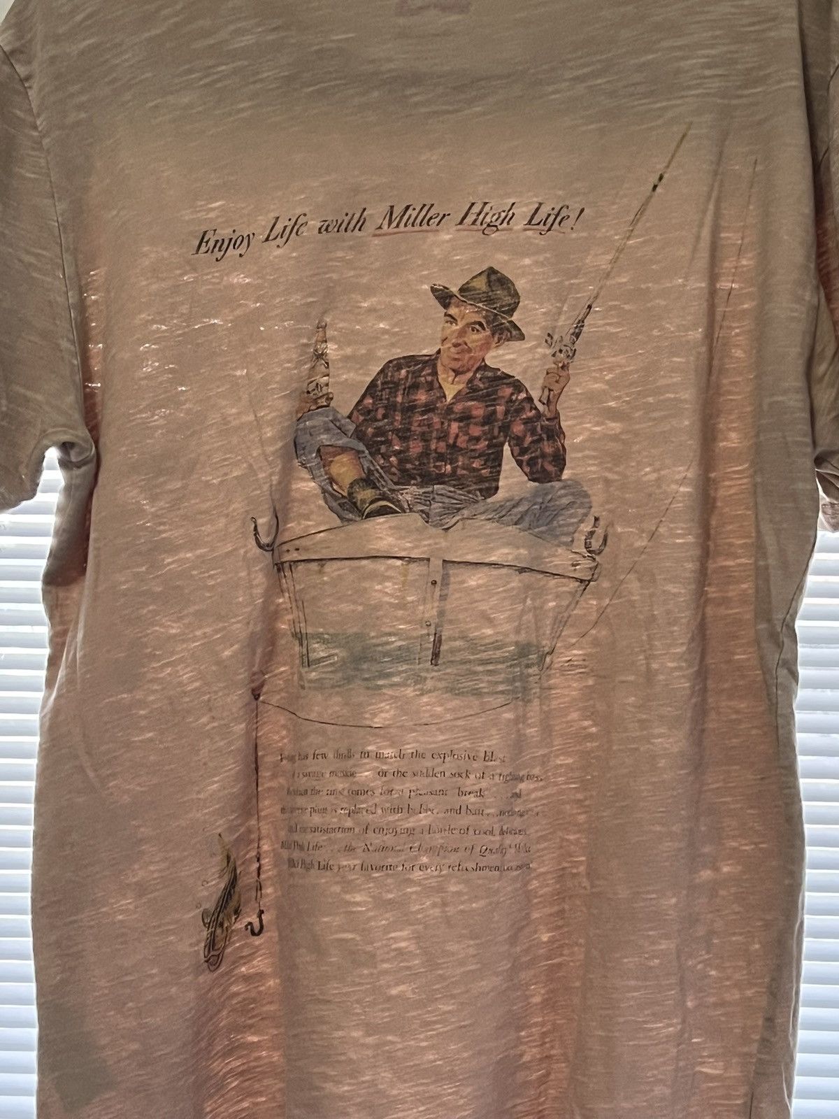 Other Miller High Life Fisherman Graphic Tee Medium Size US M / EU 48-50 / 2 - 3 Thumbnail