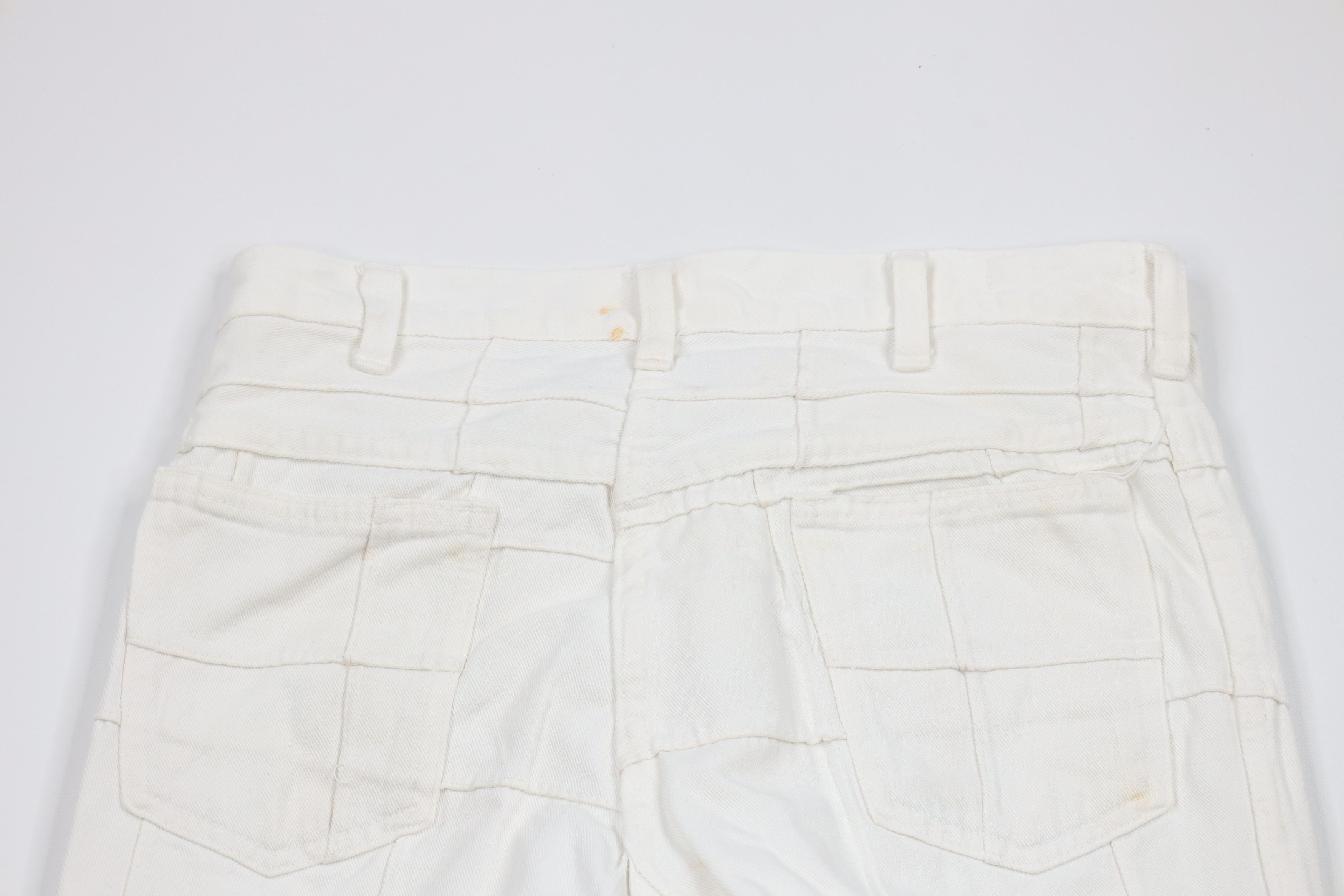 Vintage Vintage 70s Streetwear Patchwork Bell Bottoms Jeans White Size US 30 / EU 46 - 12 Thumbnail