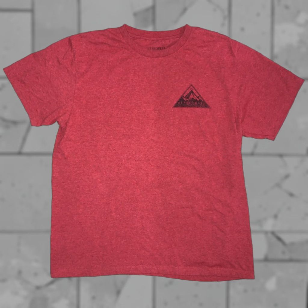 Vintage Departwest Red T-Shirt Mens L Size US L / EU 52-54 / 3 - 1 Thumbnail