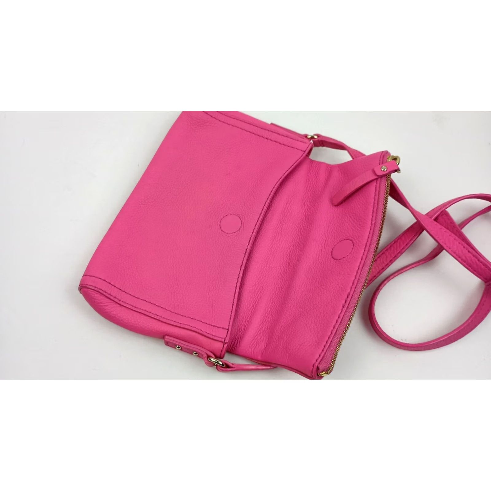 Vintage kate spade new york Pebbled Leather Shoulder Bag Purse Pink Women Size ONE SIZE - 7 Thumbnail