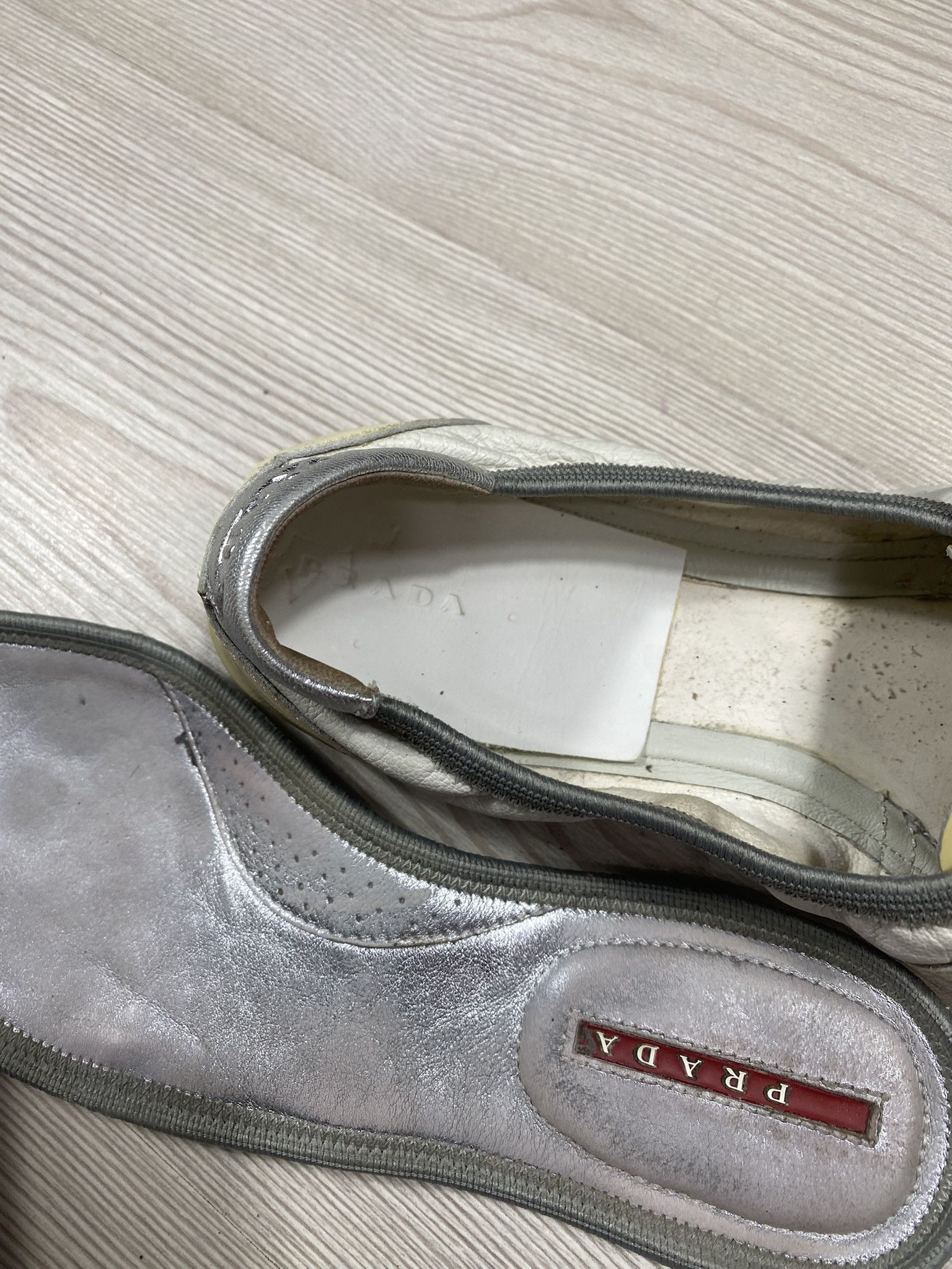 Prada Prada Ballet Flats Leather-Women Shoes Size US 6.5 / IT 36.5 - 9 Thumbnail