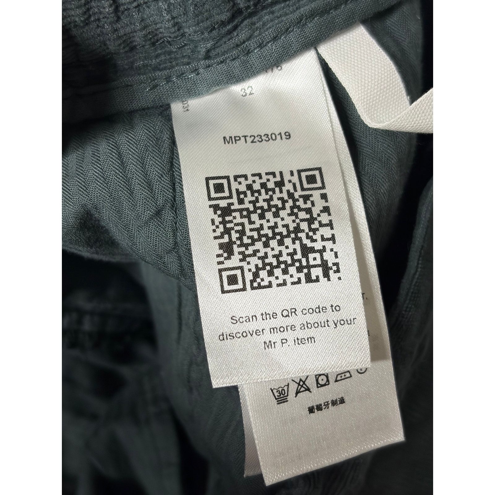 Mr P. MR P. Phillip Straight-Leg Cotton-Corduroy Trouser green Size US 32 / EU 48 - 9 Thumbnail