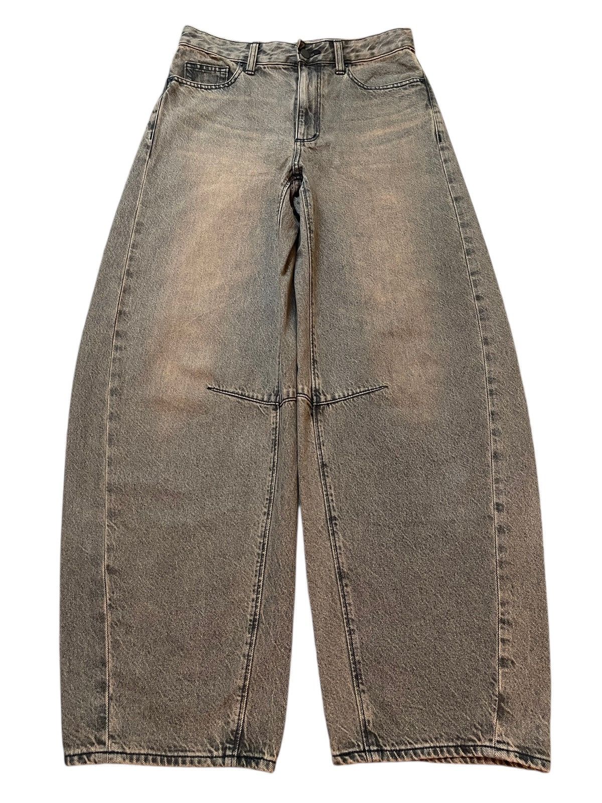 GU Vintage Japanese GU Mud Wash Faded Baggy Jeans Size US 29 - 1 Thumbnail