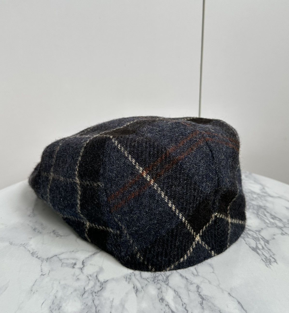 Barbour Barbour Moon Tweed Wool Check Flat Cap Hat Size L-XL Size ONE SIZE - 5 Thumbnail